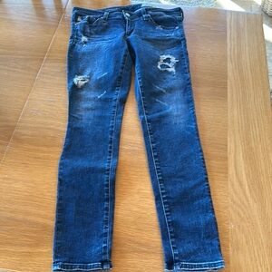 Distressed AG Blue Jeans for Women 27R